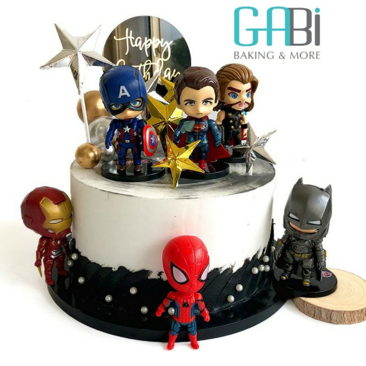 Bánh fondant Siêu anh hùng Avengers  Tiệm Bánh Mon Chéri  Bánh kem dễ  thương